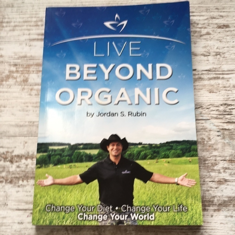 Live Beyond Organic Jordan S Rubin Paperback Book Diet Nutrition Wellness